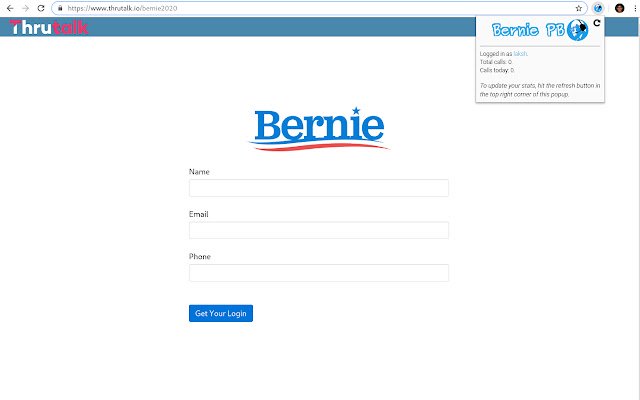 Chrome web mağazasından Bernie PB, OffiDocs Chromium çevrimiçi ile çalıştırılacak