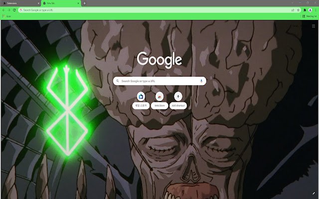 Chrome Web ストアの Berserk HD テーマを OffiDocs Chromium オンラインで実行する