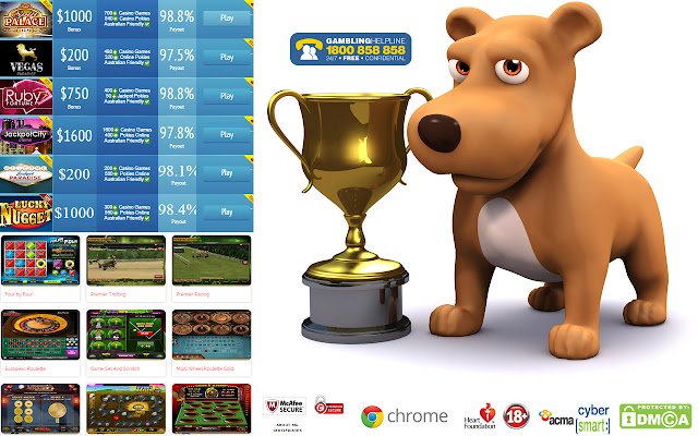 Pinakamahusay na Online Casino Bonus Finder mula sa Chrome web store na tatakbo sa OffiDocs Chromium online