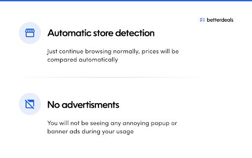 betterdeals  from Chrome web store to be run with OffiDocs Chromium online