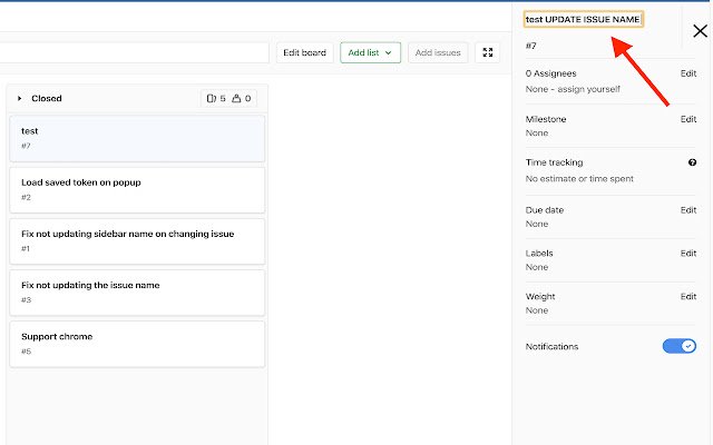 Papan Gitlab yang lebih baik dari toko web Chrome untuk dijalankan dengan OffiDocs Chromium online