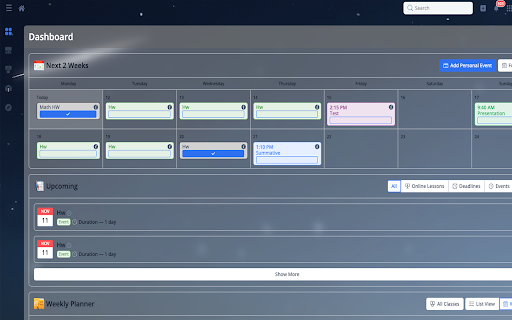Better Managebac  from Chrome web store to be run with OffiDocs Chromium online