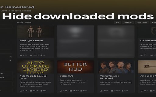 Betternexusmods  from Chrome web store to be run with OffiDocs Chromium online