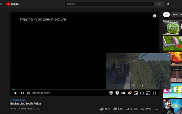 Better PiP  from Chrome web store to be run with OffiDocs Chromium online