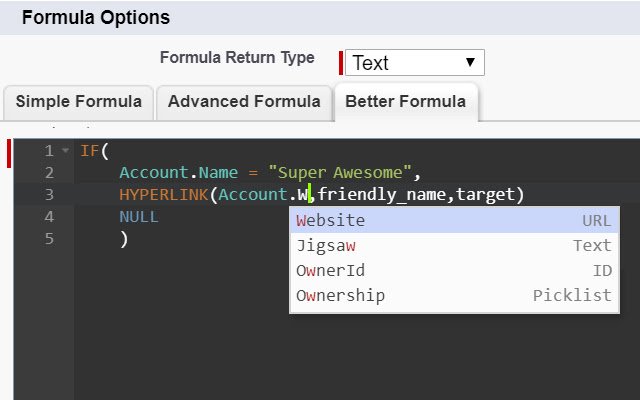 Улучшенный редактор формул Salesforce из интернет-магазина Chrome будет работать с онлайн-версией OffiDocs Chromium