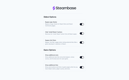 Better Steam  from Chrome web store to be run with OffiDocs Chromium online