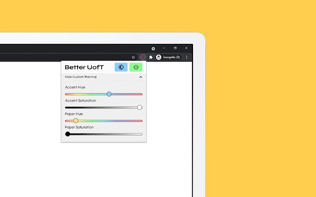 Better UofT  from Chrome web store to be run with OffiDocs Chromium online