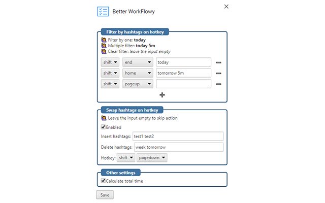 WorkFlowy ທີ່ດີຂຶ້ນຈາກຮ້ານຄ້າເວັບ Chrome ເພື່ອດໍາເນີນການກັບ OffiDocs Chromium ອອນໄລນ໌