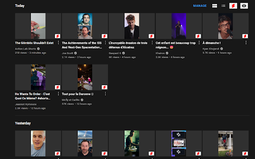 Better YouTube Subscriptions  from Chrome web store to be run with OffiDocs Chromium online