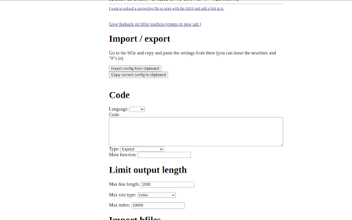 Bfile toolbox  from Chrome web store to be run with OffiDocs Chromium online