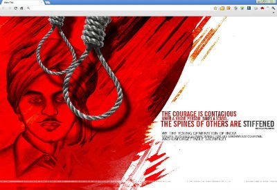 Bhagath Singh theme  from Chrome web store to be run with OffiDocs Chromium online