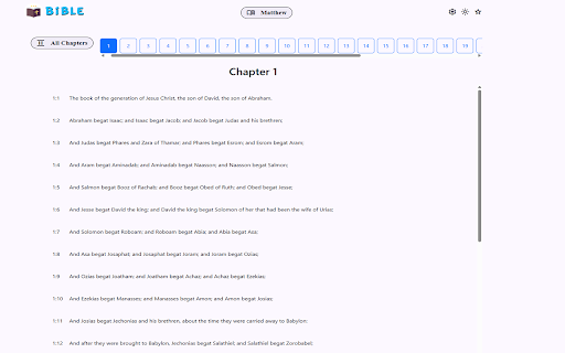 Bible  from Chrome web store to be run with OffiDocs Chromium online