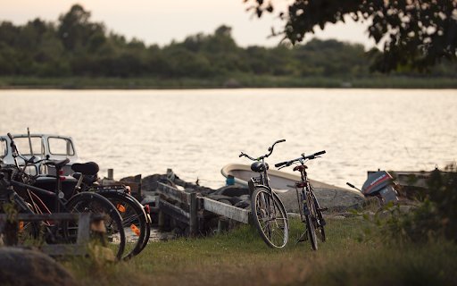 Bicycles and boats by the lake  from Chrome web store to be run with OffiDocs Chromium online