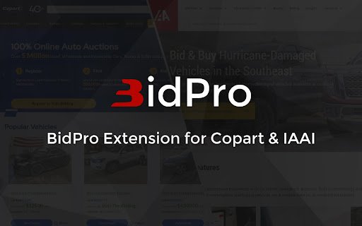 BidPro  from Chrome web store to be run with OffiDocs Chromium online