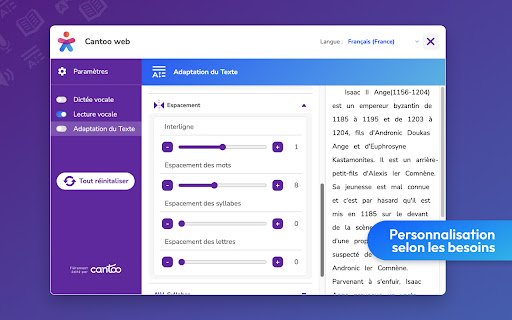 Bien à Lécole Accessibilité  from Chrome web store to be run with OffiDocs Chromium online