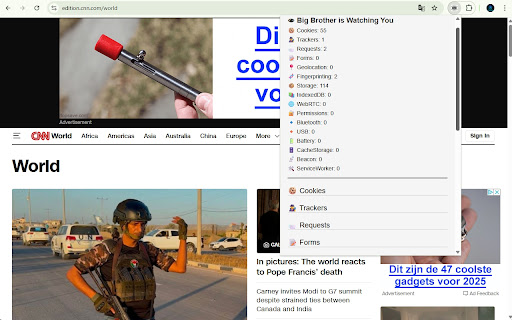 Big Brother  from Chrome web store to be run with OffiDocs Chromium online
