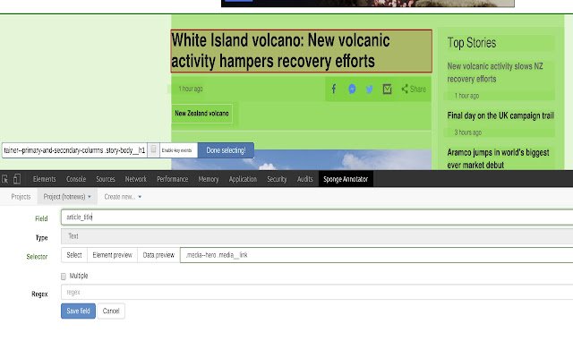 BigConnect Sponge Annotator من متجر Chrome الإلكتروني ليتم تشغيله باستخدام OffiDocs Chromium عبر الإنترنت