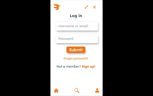 Big Orange Bird Website Extension  from Chrome web store to be run with OffiDocs Chromium online