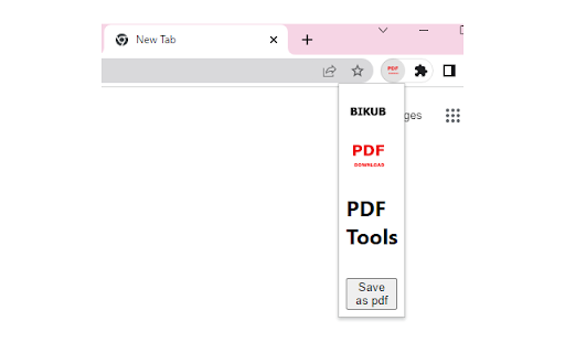 Bikub Save As Pdf  from Chrome web store to be run with OffiDocs Chromium online