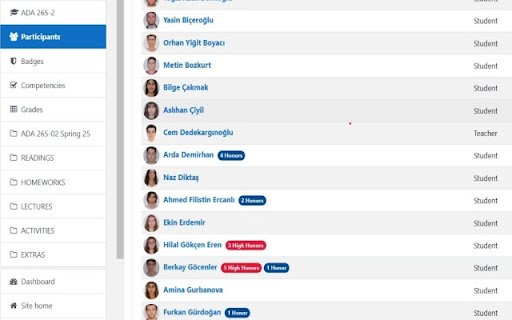 Bilkent Honor Indicator  from Chrome web store to be run with OffiDocs Chromium online