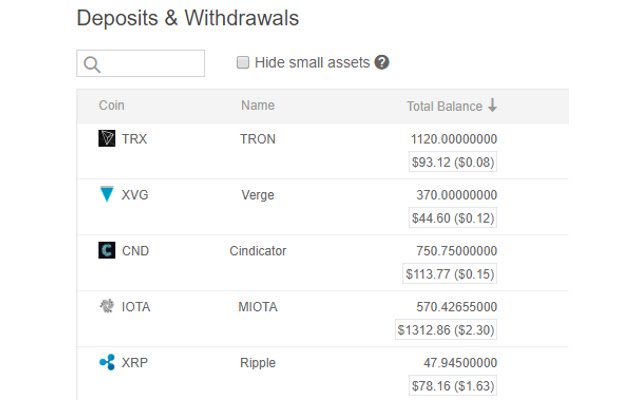 Binance Valuations dal negozio web di Chrome verrà eseguito con OffiDocs Chromium online