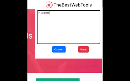 Binary To Decimal from Chrome web store to be run with OffiDocs Chromium online Binary To Decimal from Chrome web store to be run with OffiDocs Chromium online