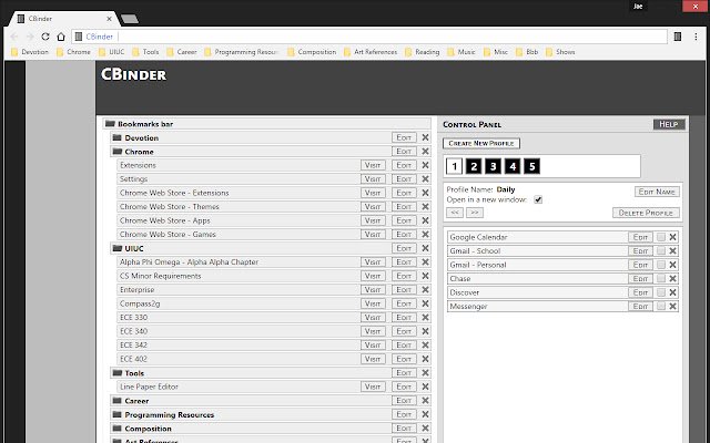 Binder  from Chrome web store to be run with OffiDocs Chromium online