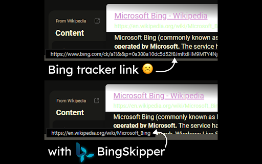 BingSkipper  from Chrome web store to be run with OffiDocs Chromium online