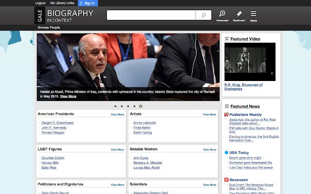 Biography In Context  from Chrome web store to be run with OffiDocs Chromium online