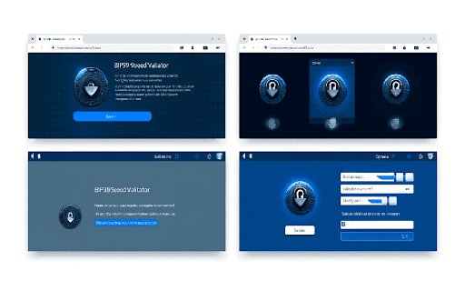 BIP39 Seed Validator  from Chrome web store to be run with OffiDocs Chromium online