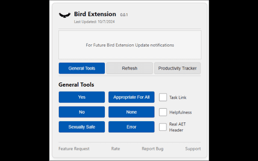 Bird Extension  from Chrome web store to be run with OffiDocs Chromium online