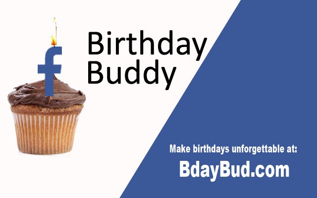 Birthday Buddy จาก Chrome เว็บสโตร์ที่จะใช้งานร่วมกับ OffiDocs Chromium ออนไลน์