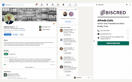 Biscred Browser Extension  from Chrome web store to be run with OffiDocs Chromium online