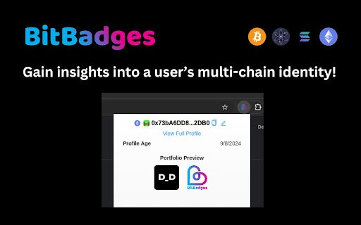 BitBadges Extension  from Chrome web store to be run with OffiDocs Chromium online