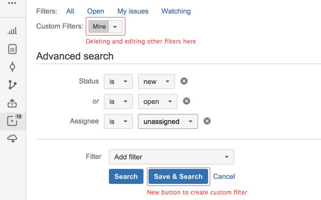 Filter Bitbucket dari toko web Chrome untuk dijalankan dengan OffiDocs Chromium online