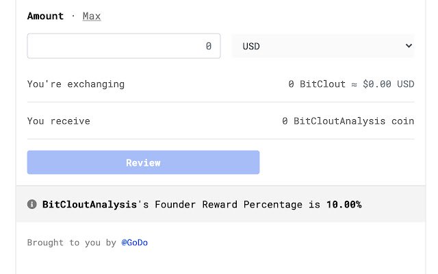 BitClout de la boutique en ligne Chrome doit être exécuté avec OffiDocs Chromium en ligne