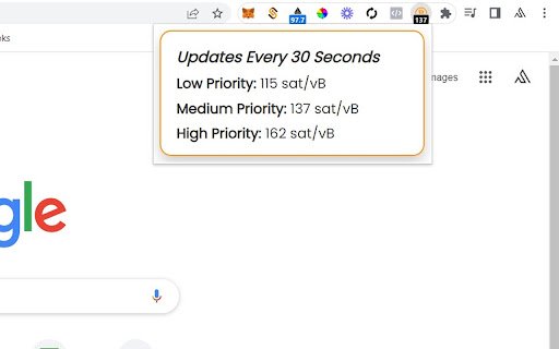 Bitcoin Fee Forecast  from Chrome web store to be run with OffiDocs Chromium online