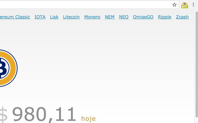 Bitcoin Gold Hoje  from Chrome web store to be run with OffiDocs Chromium online