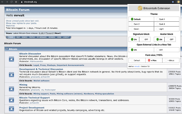 Сценарій Bitcointalk із веб-магазину Chrome для запуску з OffiDocs Chromium онлайн