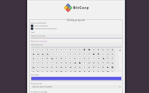 BitCorp Przyciski baselinker  from Chrome web store to be run with OffiDocs Chromium online