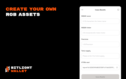 Bitlight Wallet  from Chrome web store to be run with OffiDocs Chromium online