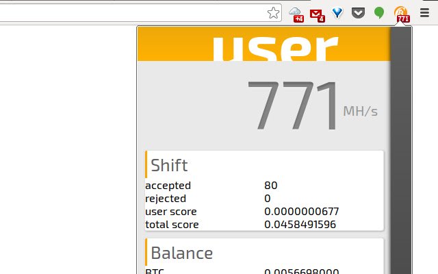 BitMinter checker  from Chrome web store to be run with OffiDocs Chromium online