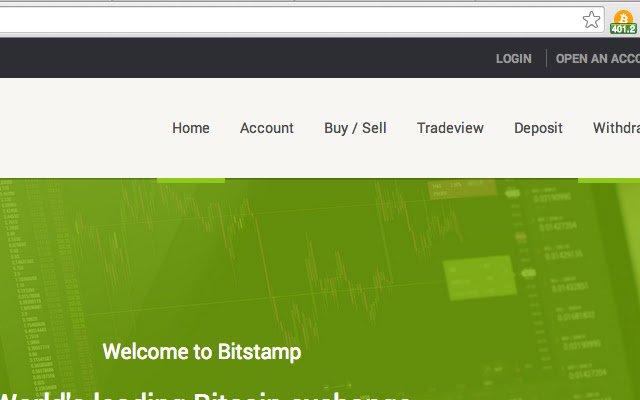 Bitstamp מחיר BTC מחנות האינטרנט של Chrome להפעלה עם OffiDocs Chromium באינטרנט