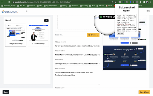 Bizlaunch Form Filling Bot  from Chrome web store to be run with OffiDocs Chromium online