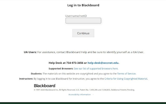 BlackBoard Skip für WCC aus dem Chrome-Webstore zur Ausführung mit OffiDocs Chromium online