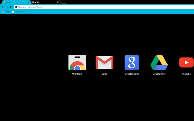 Black LightBlue Flat dal negozio web di Chrome da eseguire con OffiDocs Chromium online