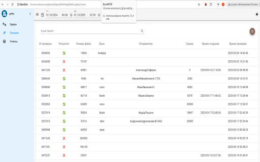 Blacklist  from Chrome web store to be run with OffiDocs Chromium online