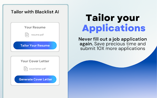 Blacklist AI Autofill Job Applications from Chrome web store to be run with OffiDocs Chromium online Blacklist AI Autofill Job Applications from Chrome web store to be run with OffiDocs Chromium online