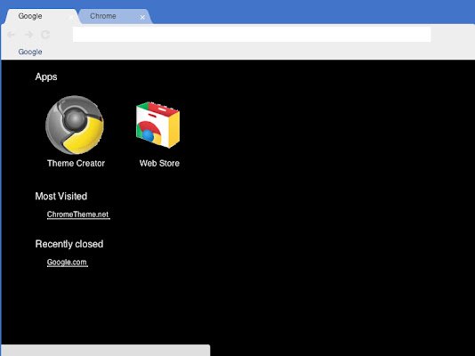 صفحه برگه جدید سیاه از فروشگاه وب Chrome برای اجرا با OffiDocs Chromium به صورت آنلاین