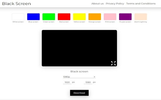 Black Screen Test | Online Tool  from Chrome web store to be run with OffiDocs Chromium online